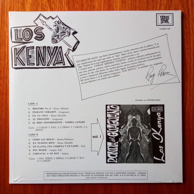 Los Kenya - Vol. 2 LP Vinilo 