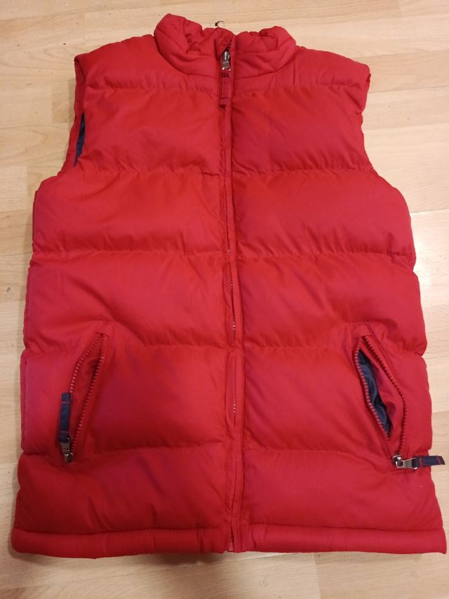 Chaleco acolchado rojo