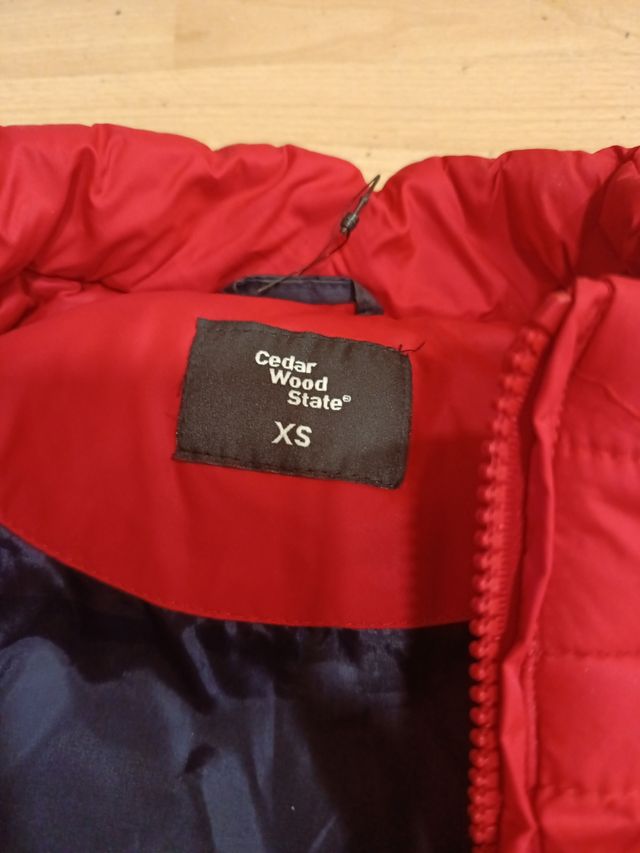 Chaleco acolchado rojo