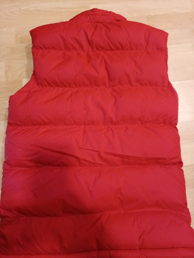 Chaleco acolchado rojo