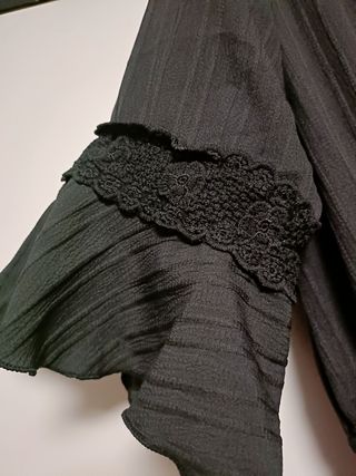 Vestido negro midi