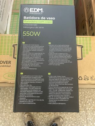 Batidora vaso EDM 550W - 1.5L