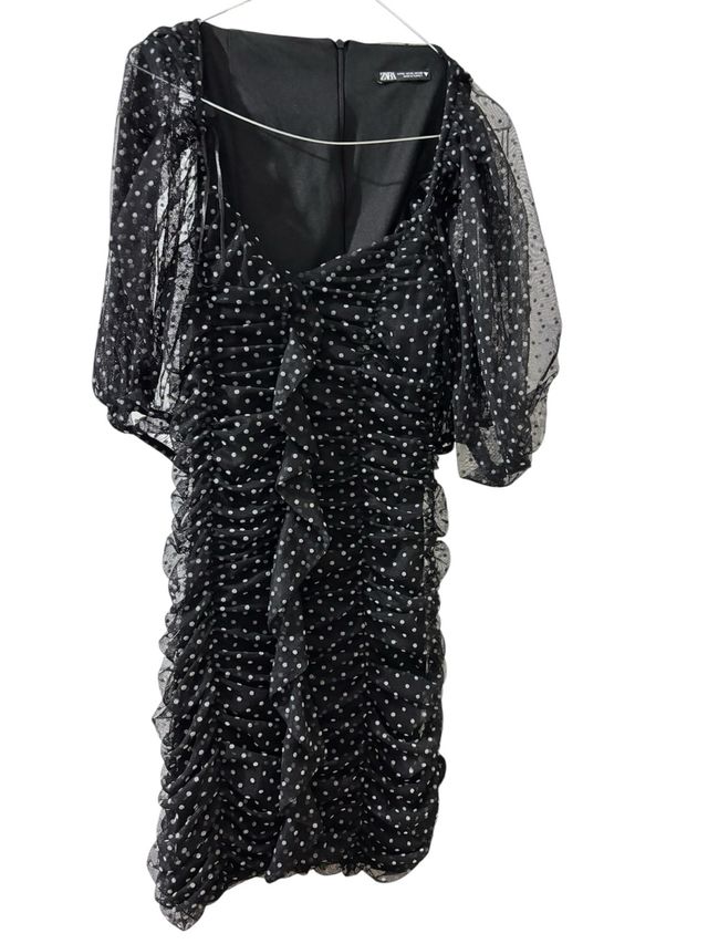 Vestido Zara lunares XL