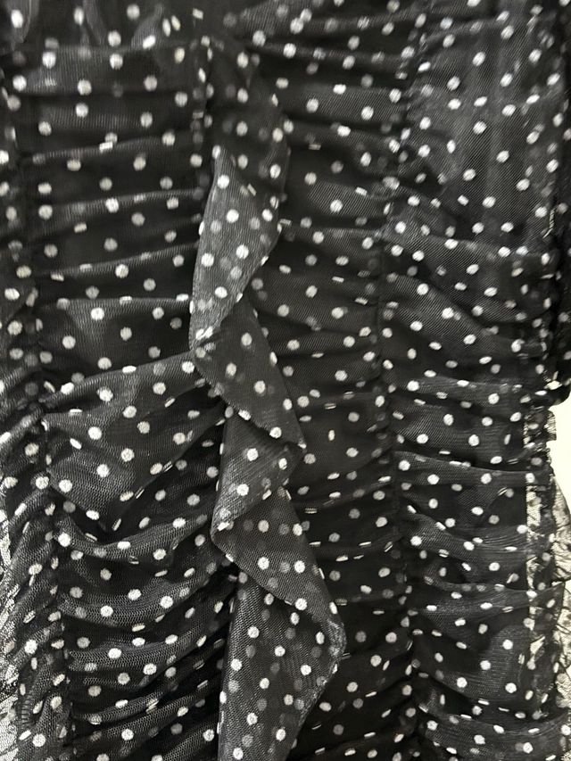 Vestido Zara lunares XL