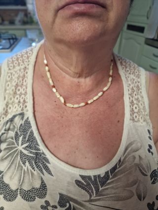 Collana madreperla & corallo