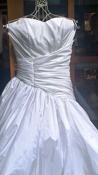 Vestido novia blanco 