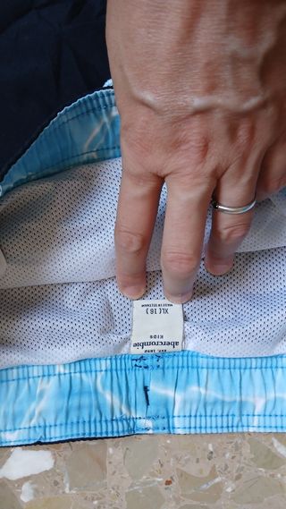 Bañadores Abercrombie & Fitch azul