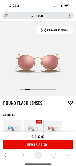 Ray-Ban RB4441D: Gafas sol redondas