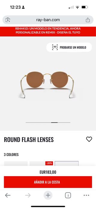 Ray-Ban RB4441D: Gafas sol redondas