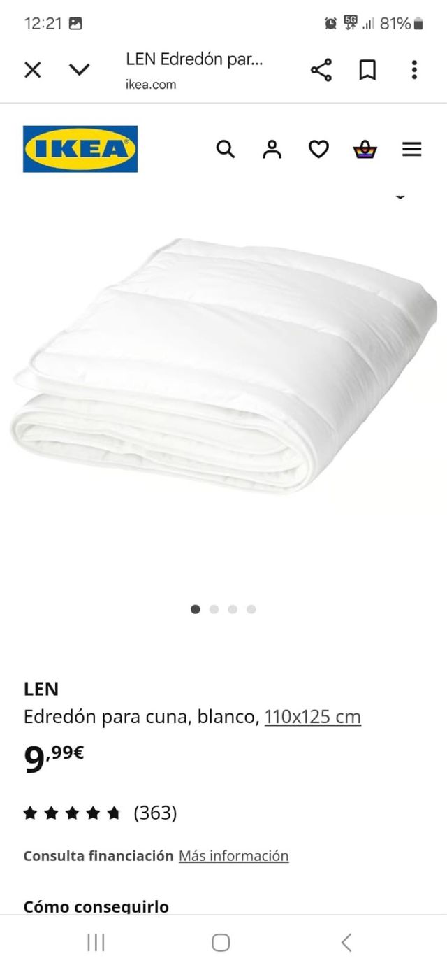 Edredón cuna y 2 juegos de sábanas 3 piezas