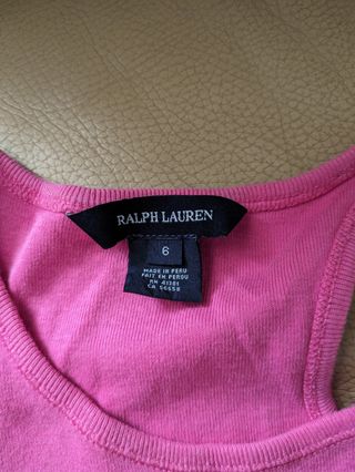 Canotta Ralph Lauren rosa