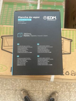 Plancha Vapor EDM 2000W