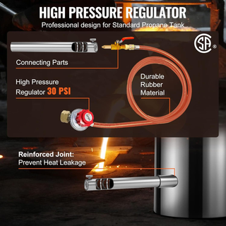 Kit di Forno Fusorio a Gas Propano Capienza 6kg Te