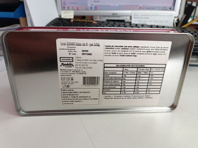 Lata Chocolat Suchard vintage