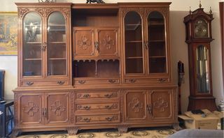Mueble librería clásico madera