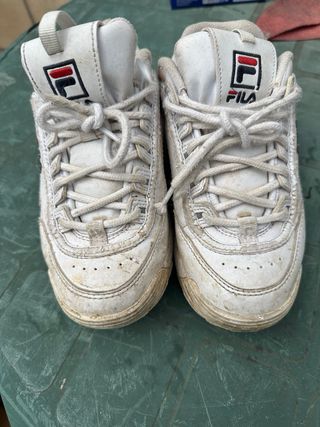 Zapatillas Fila blancas nº 35