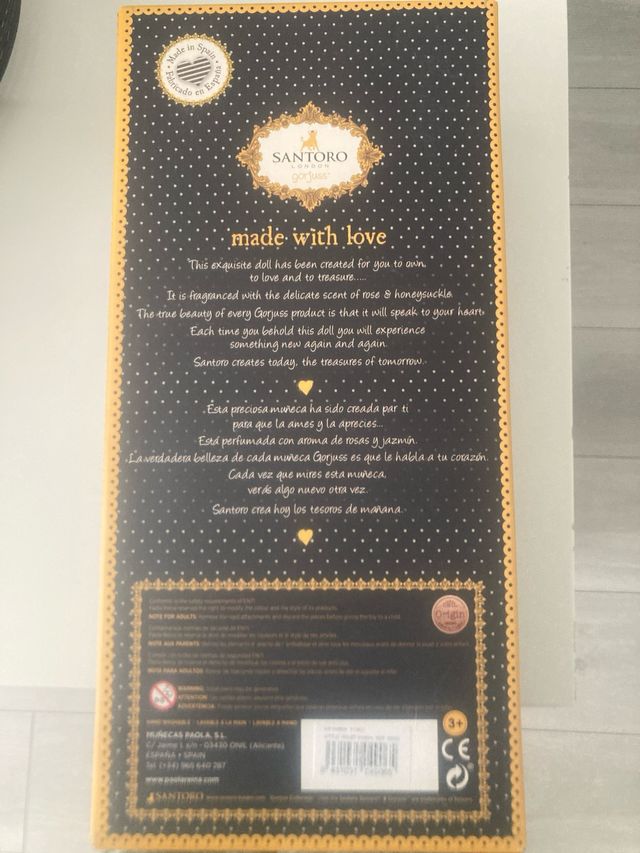Muñeca Santoro Gorjuss - Nueva