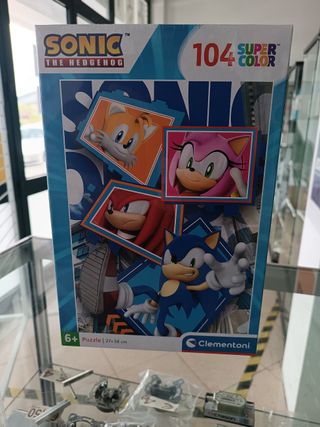 Puzzle Sonic 104 peças Clementoni