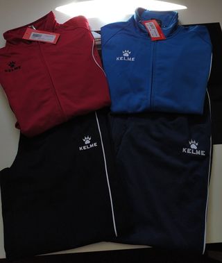 Chándal KELME Rojo y Azul