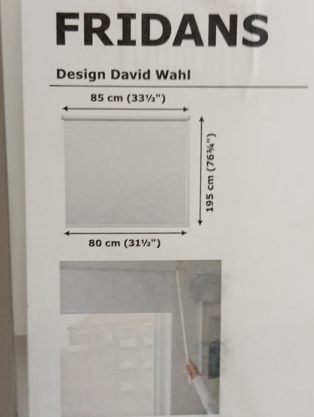 Cortina IKEA FRIDANS 80x150cm
