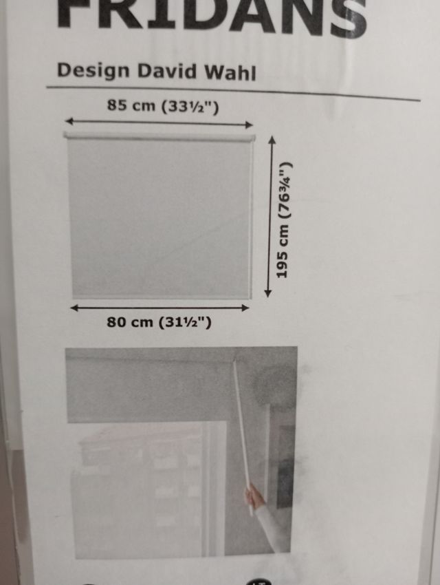 Cortina IKEA FRIDANS 80x150cm