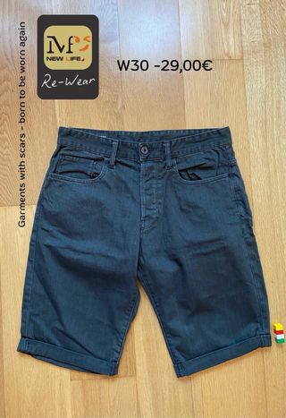 Bermuda vaquera de hombre de G-Star Raw (W30)