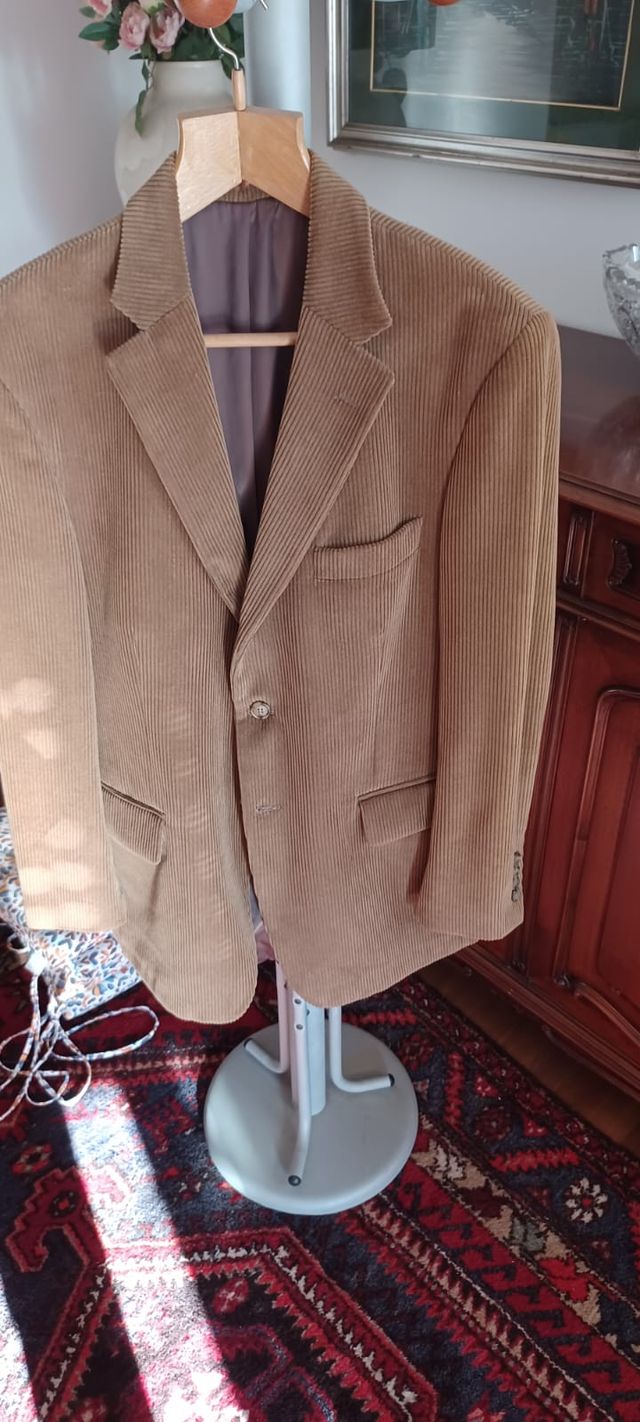 Giacca velluto a coste color cammello