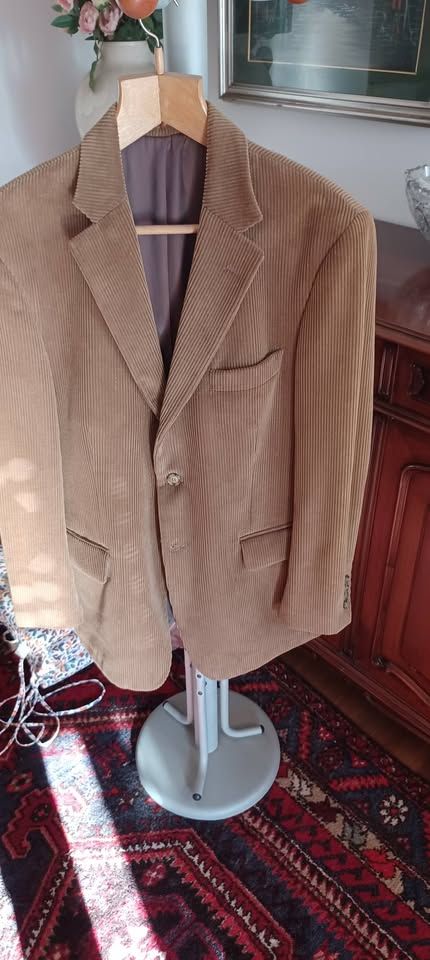 Giacca velluto a coste color cammello