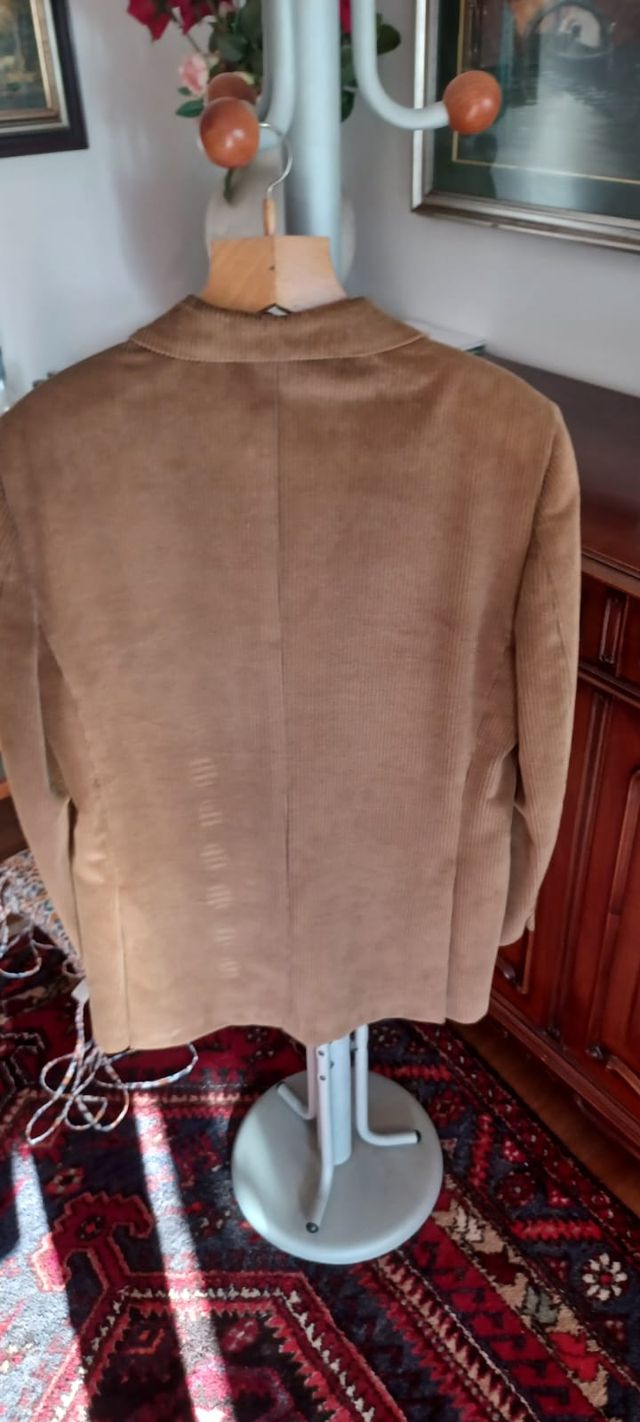 Giacca velluto a coste color cammello