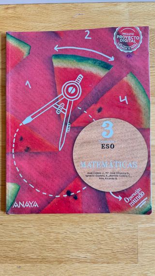 varios libros 3º ESO 