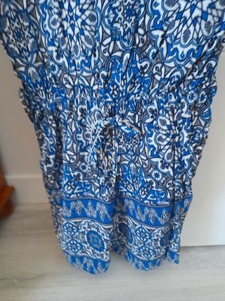 Mono verano FANGCHENG azul y blanco
