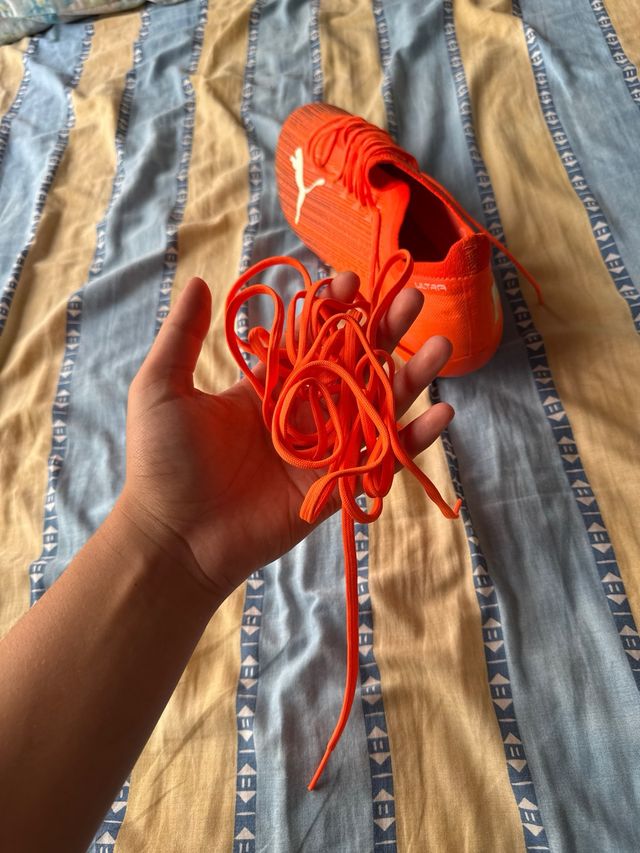 Botas Puma - Fútbol Naranja