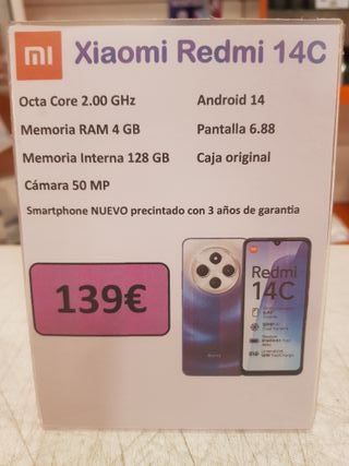Xiaomi Redmi 14C 128GB - NUEVO
