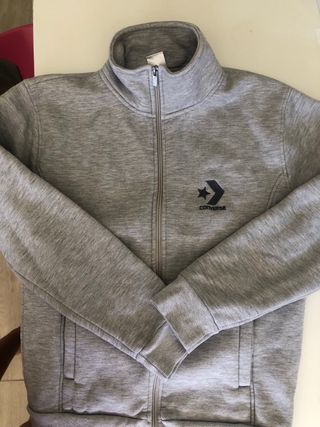 Sudadera gris Converse