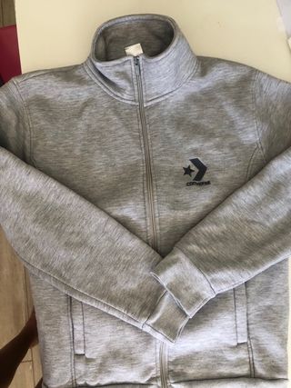 Sudadera gris Converse
