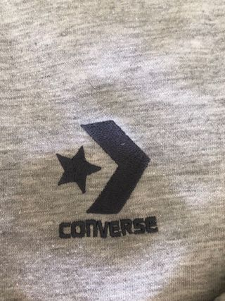 Sudadera gris Converse