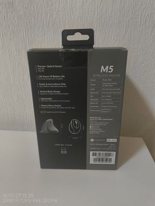 Ratón inalámbrico Keychron M5 - Negro