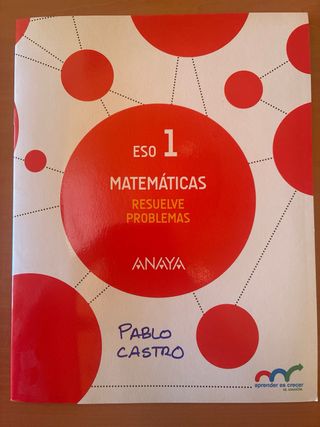 Matemáticas 1. (Trimestres - Colegios Bilingües)