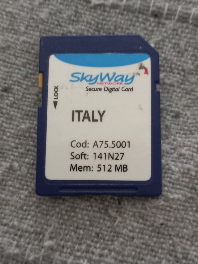 SkyWay Scheda SD Italia 512MB