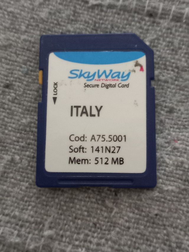 SkyWay Scheda SD Italia 512MB