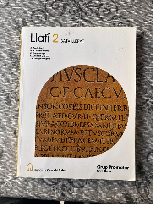 Libro segundo bachillerato Latín