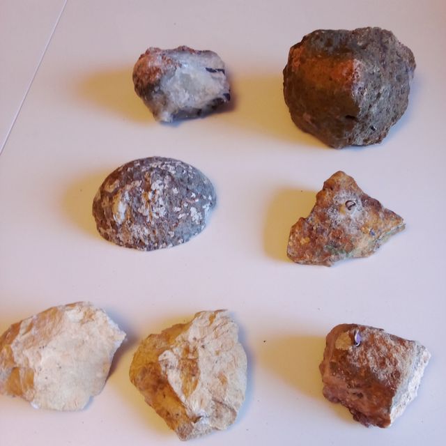 7 Coleta de minerais