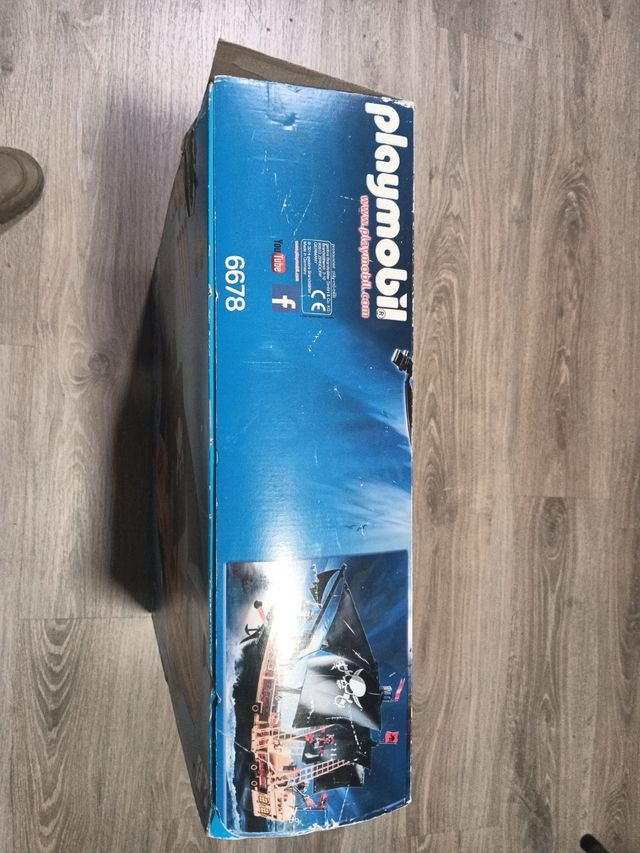 Caja vacía de Playmobil Piratas 6678 - Barco