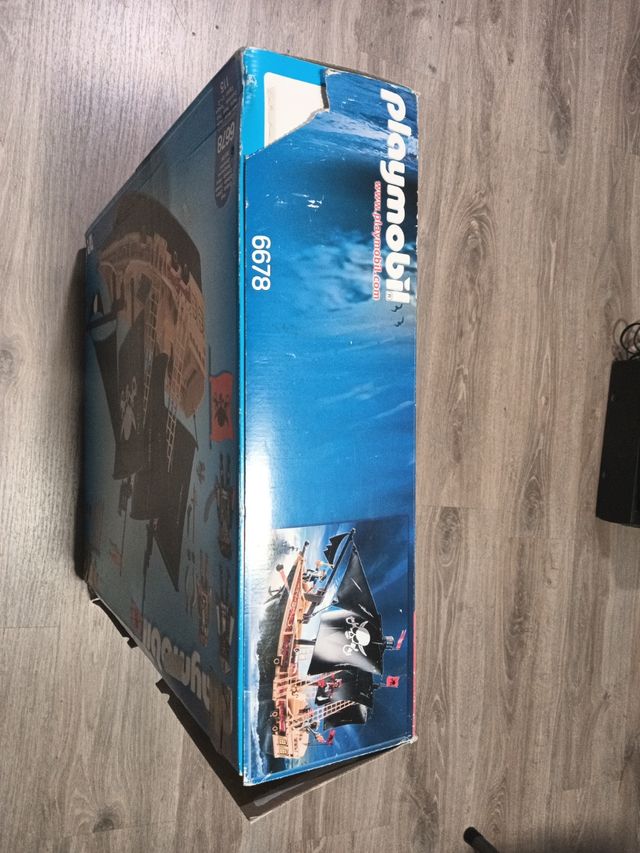 Caja vacía de Playmobil Piratas 6678 - Barco
