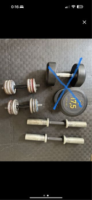 Mancuernas de gimnasio