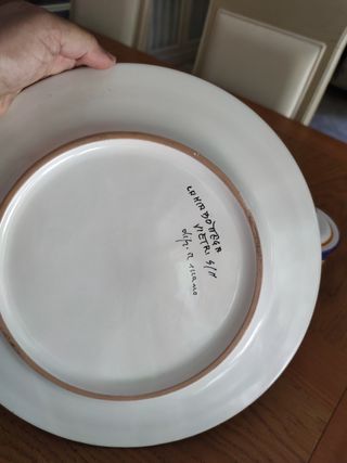 Set Ceramica Limoni: 4 barattoli + piatto