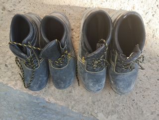 Botas seguridad - 2 pares uno el 45 y otro 41