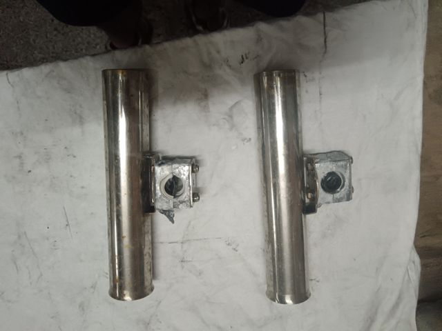 2 Cañeros acero inoxidable para barandilla - Barco