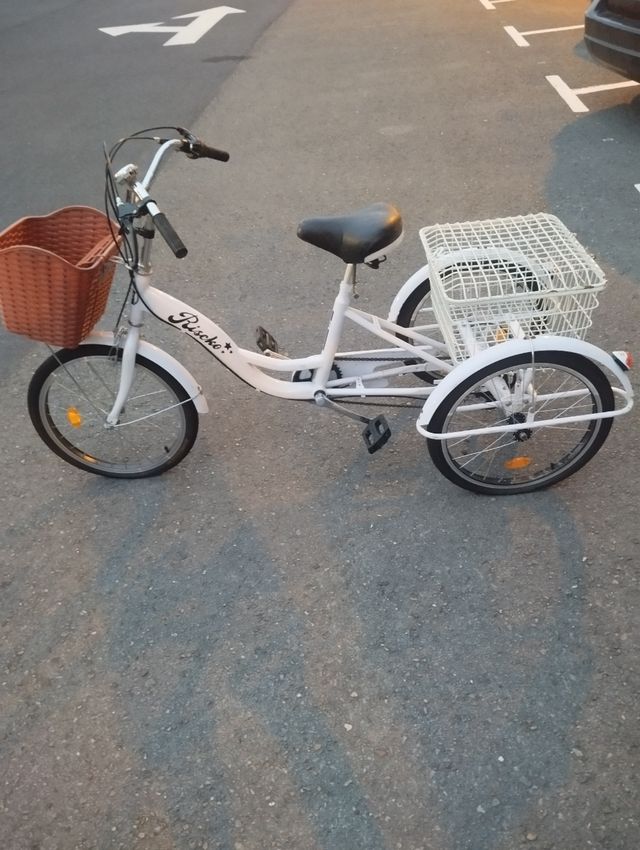 Triciclo adulto blanco