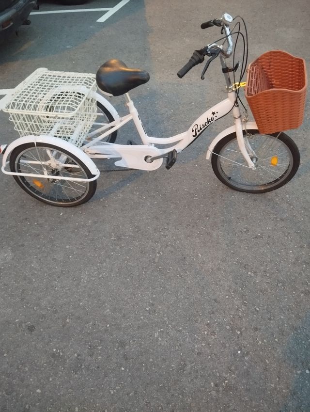 Triciclo adulto blanco